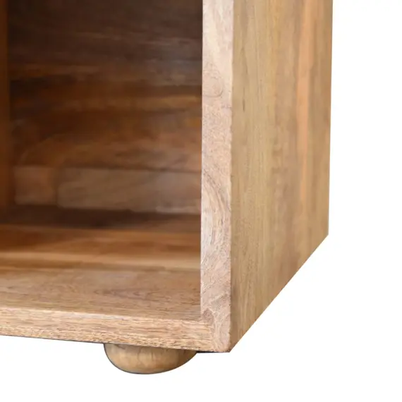 Buy Mini Black Shoe Storage Footstool, 8 image
