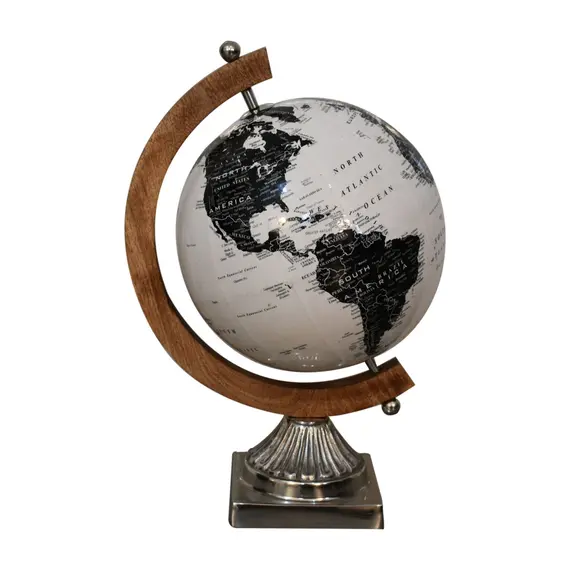 Buy Black and White Globe, 4 image