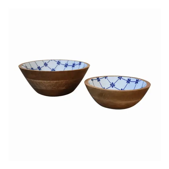 Buy Blue and White Bowl Set of 2, 10 image
