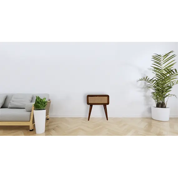 Buy Chestnut Woven Bedside, 11 image