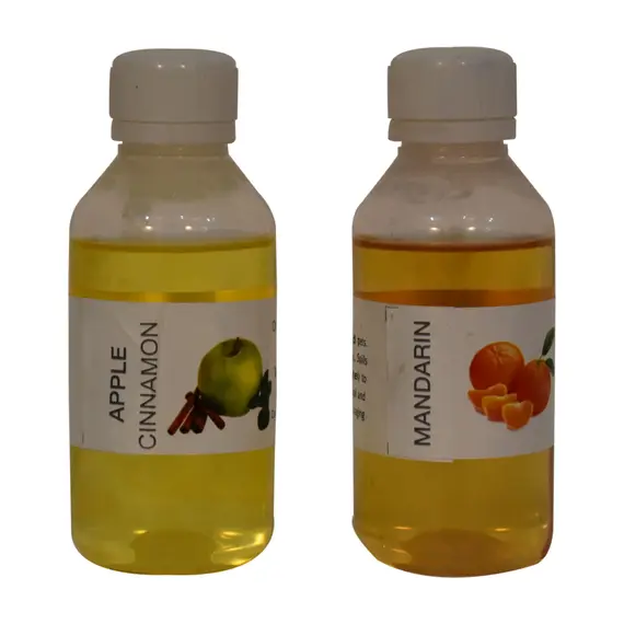 Buy Amia Glass Bottle Diffuser Set (Mandrin & Apple Cinnamon), 4 image