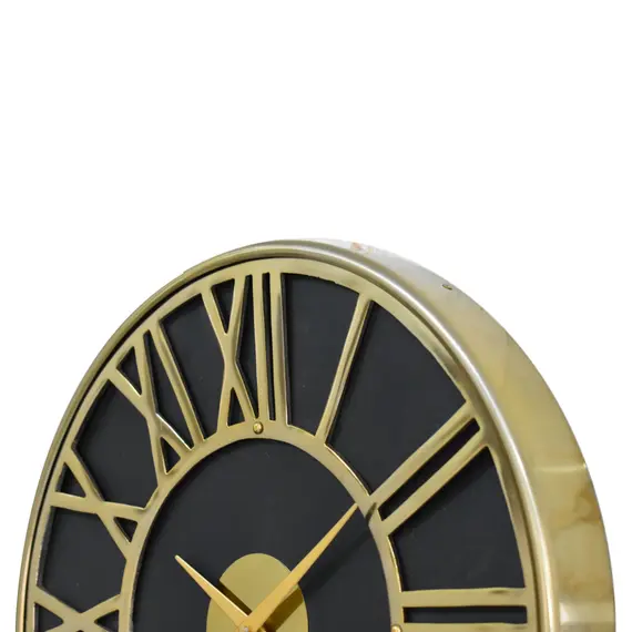 Buy Black and Gold Wall Clock, 5 image