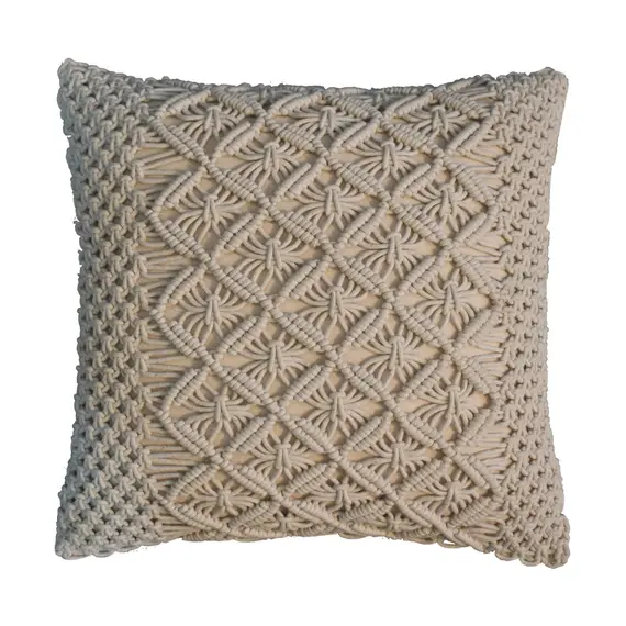 Buy Lira Cushion Set of 2 - Cream, 4 image
