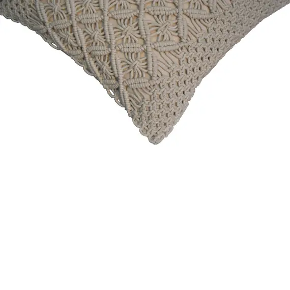 Buy Lira Cushion Set of 2 - Cream, 5 image