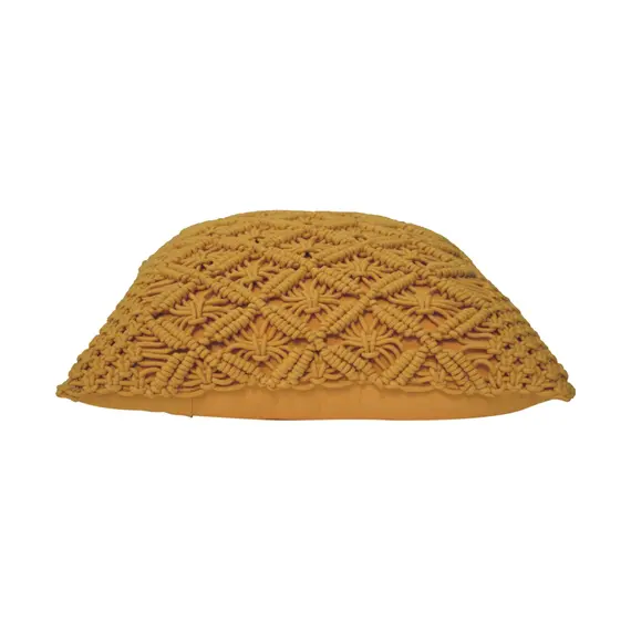 Buy Lira Cushion Set of 2 - Mustard, 7 image