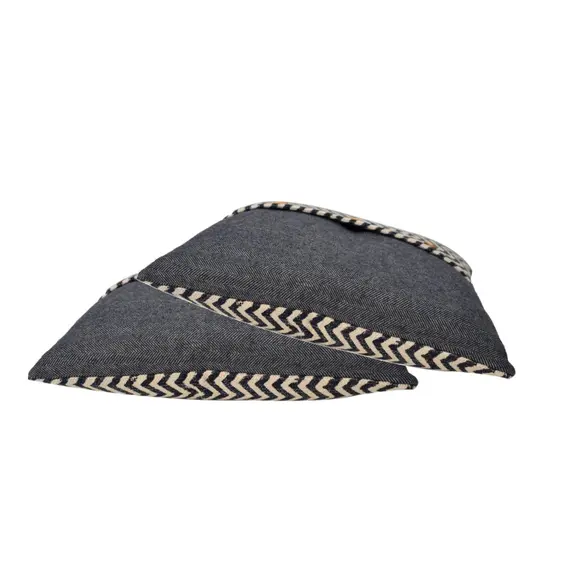 Buy Quinn Cushion Set of 2 - Durrie & Black Tweed, 3 image
