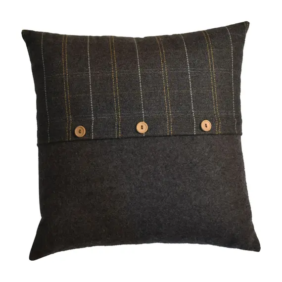 Buy Quinn Cushion Set of 2 - Pewter Tweed, 8 image