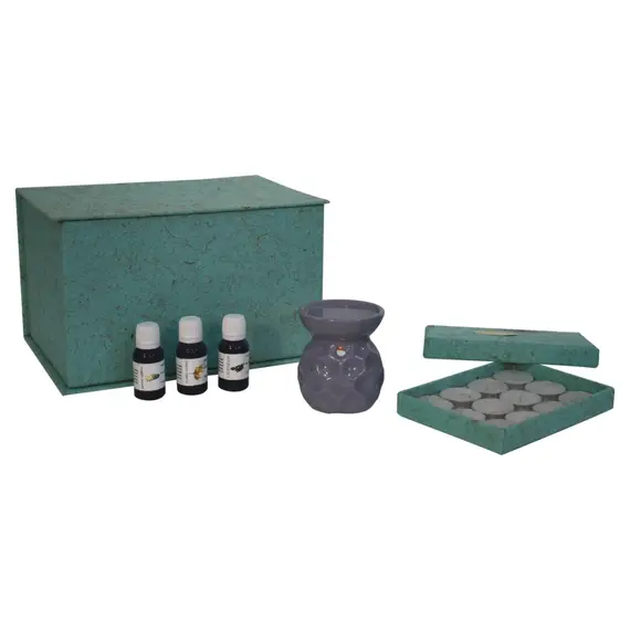 Buy Taya Lilac Oil Burner Set, 2 image