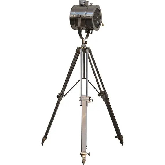 Buy Complete Chrome Tripod Fold Spotlight Floor Lamp, 6 image