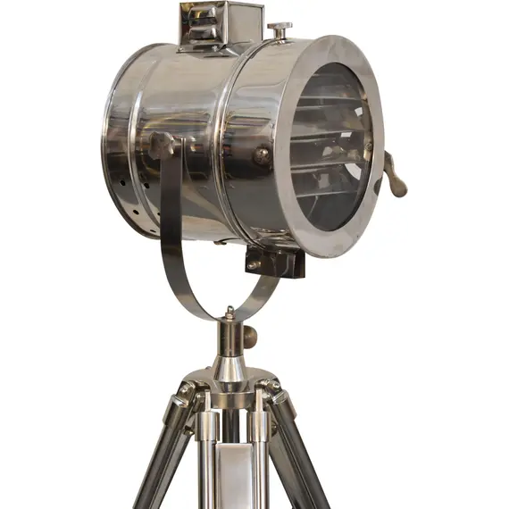 Buy Complete Chrome Tripod Fold Spotlight Floor Lamp, 9 image