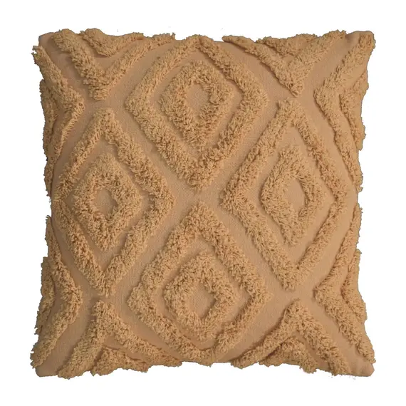 Buy Mustard Mini Diamond Tassle Cushion Set of 2