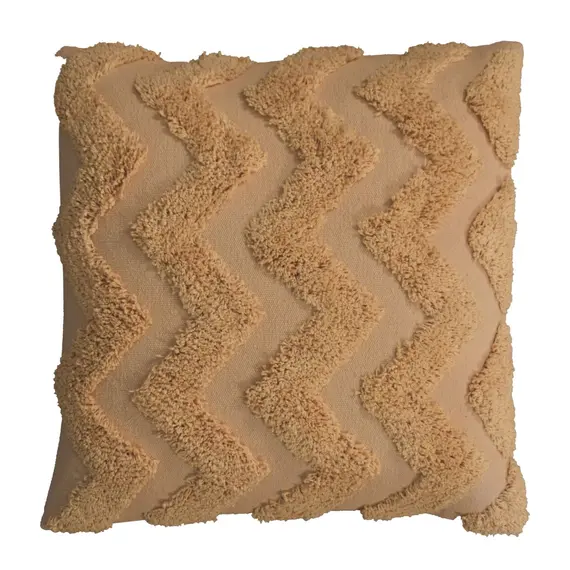 Buy Mustard Zig-zag Cushion Set of 2, 4 image