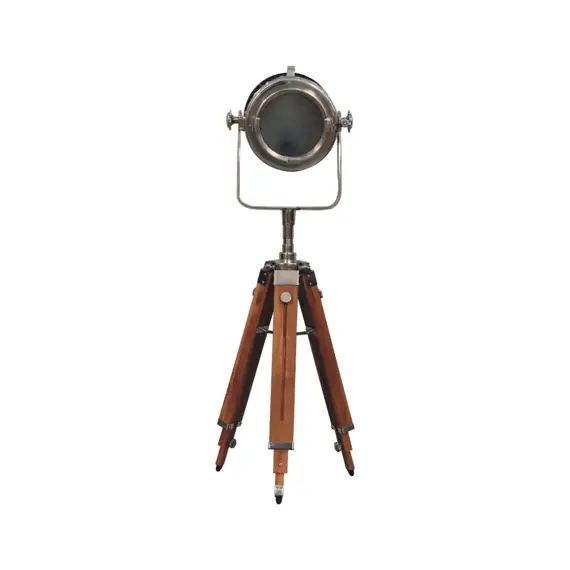 Buy Netted Chrome Tripod Fold Spotlight Floor Lamp, 11 image