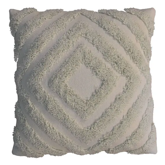 Buy Sage Green Diamond Cushion Set of 2, 4 image