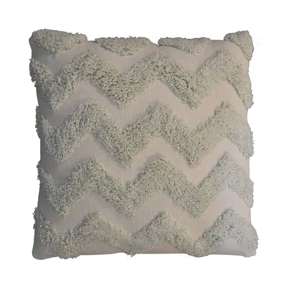 Buy Sage Green Zig-zag Cushion Set of 2