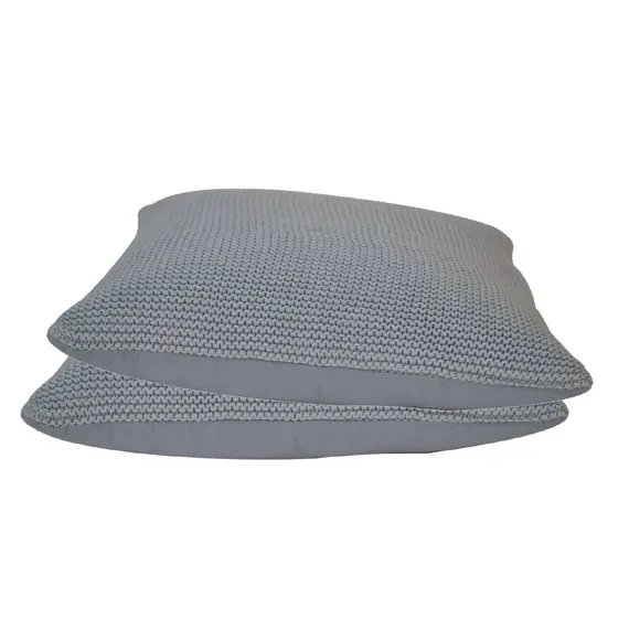 Buy Blue Cotton Cushion Set of 2, 3 image