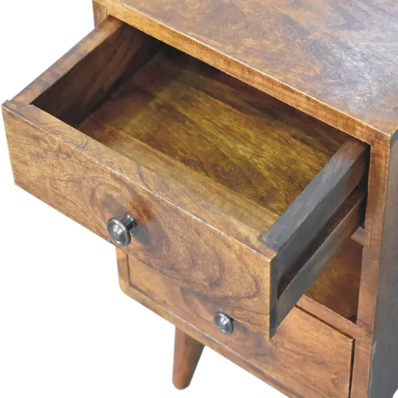 Buy Mini Classic Multi Chestnut Bedside, 6 image