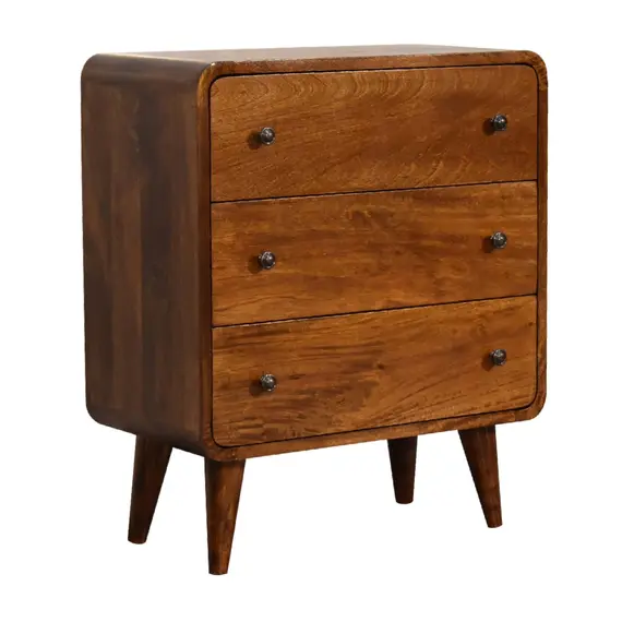 Buy Mini Curved Chestnut Chest, 4 image