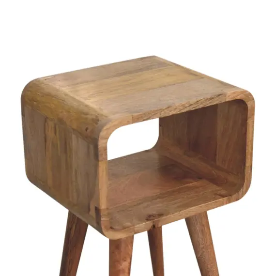 Buy Mini Curved Open Bedside, 7 image