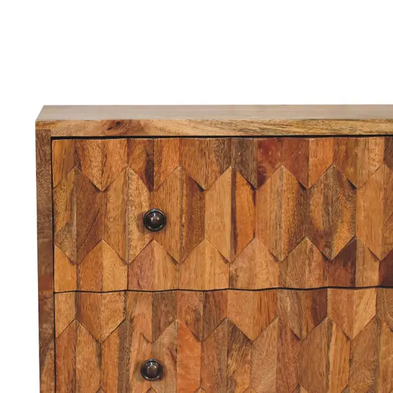 Buy Mini Pineapple Carved Chest, 5 image