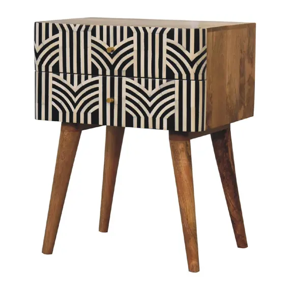 Buy Edessa Bone Inlay Bedside, 3 image