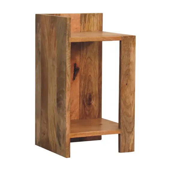 Buy Oak-ish Box Bedside, 4 image