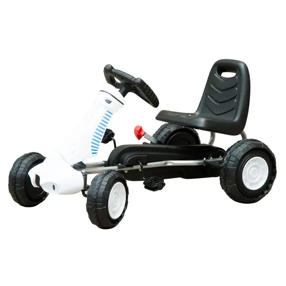 Buy Pedal Go Kart Toy for Kids with Rubber Wheels Outdoor Race, 2 image