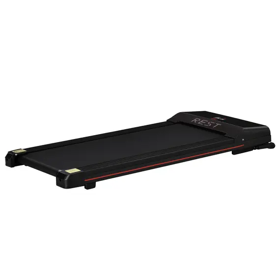 Buy HOMCOM Indoor Walking Treadmill Exercise Walking Pad Machine for Home, Office, Fitness Studio, Training Room 1-6km/h Aerobic w/Remote Control, Black