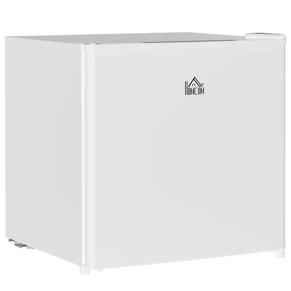 Buy 46 Litre Table Top Mini Fridge, Small Fridge with Ice Box, Reversible Door, Adjustable Temperature and Legs for Bedrooms, Home Office, Cream