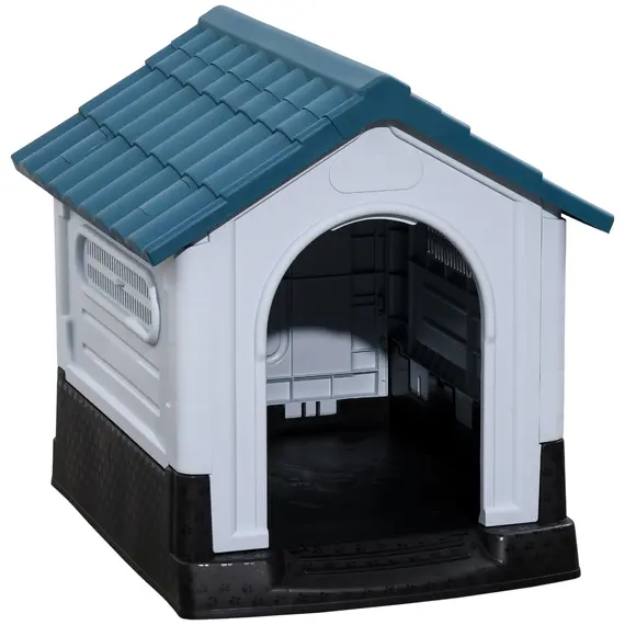 Buy Outside Dog Kennel House, for Miniature Dogs, 64.5 x 57 x 66cm