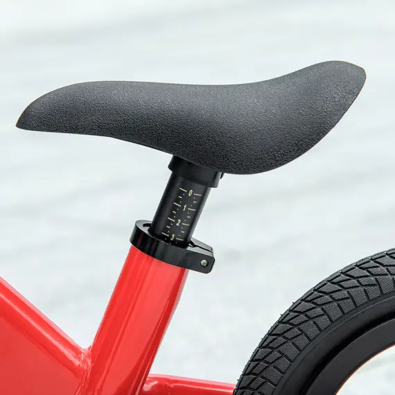 Buy 12" Kids Balance Bike, No Pedal Training Bike for Children with Adjustable Seat, 360В° Rotation Handlebars - Red, 9 image