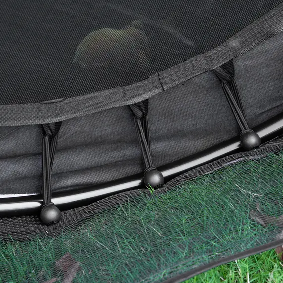 Buy HOMCOM 5.2FT Kids Trampoline with Safety Enclosure, Indoor Outdoor Toddler Trampoline for Ages 3-10 Years, Pink, 8 image