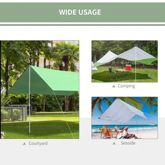 Buy Outsunny Sail Shade Poles W/ Eye Bolt Kit, 6 image