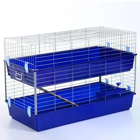Buy PawHut Small Animal Hutch, size (118 x 79 x 58cm), 4 image