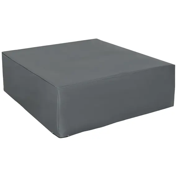 Buy 205x192cm Outdoor Garden Rattan Furniture Protective Cover Water UV Resistant Grey