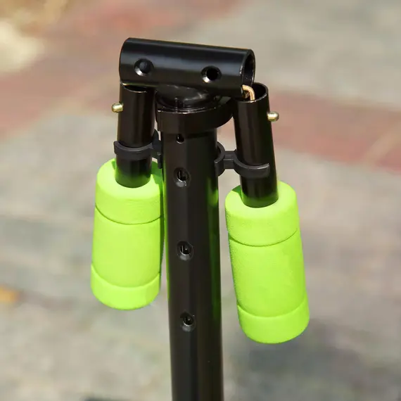 Buy Scooter for Kids Toddler Foldable Kick Scooter with Adjustable Height Brake for Boys and Girls 3-8 Years Aluminium Green, 9 image