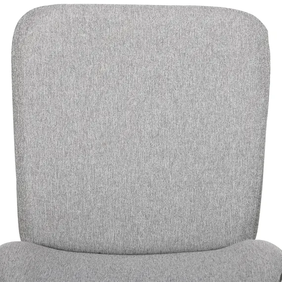 Buy Bar Stools Set of 2, Linen-Touch Upholstered Bar Chairs, Kitchen Stools with Backs and Steel Legs, Light Grey, 8 image