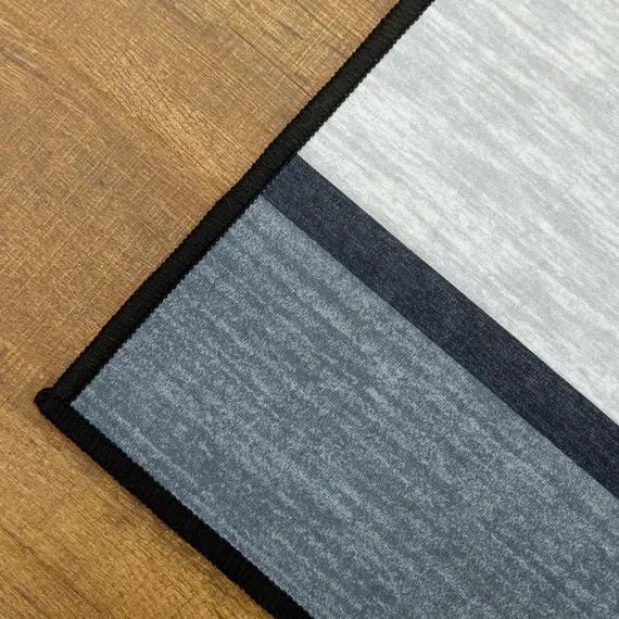 Buy Modern Geometric Rugs, Large Carpet Area Rugs for Living Room, Bedroom, Dining Room, 80x150 cm, Blue and Grey, 9 image