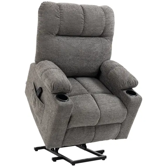 Buy Electric Riser and Recliner Chair for Elderly, Power Lift Recliner Chair with Remote Control, Grey