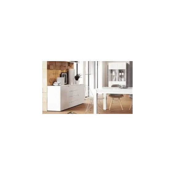 Buy Santino White Wide Sideboard S8         , 3 image