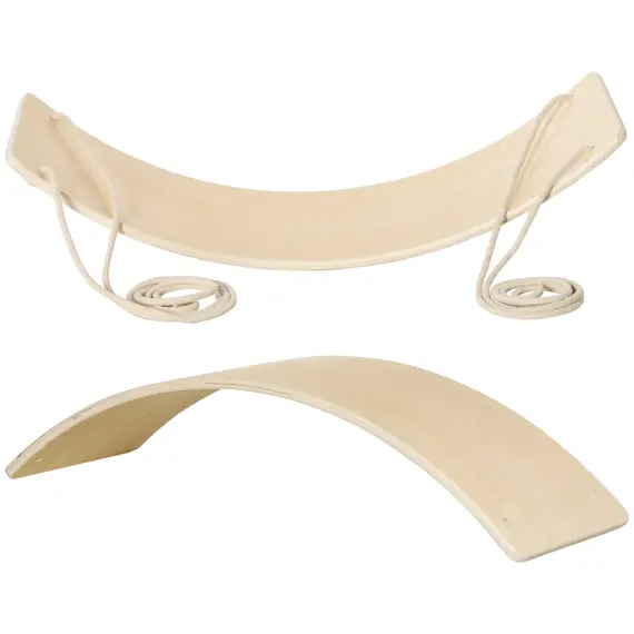 Buy Wood Wobble Board with Ropes, Balance Board for Full Body Workout, Multipurpose for Kids and Adults