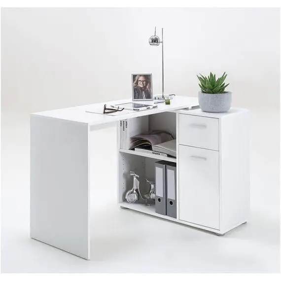Buy Carin Desk White 360-001WHT             , Colour: White