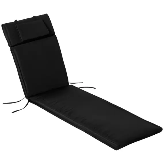 Buy Outsunny Garden Sun Lounger Chair Cushion Reclining Relaxer Indoor Outdoor, 3 image