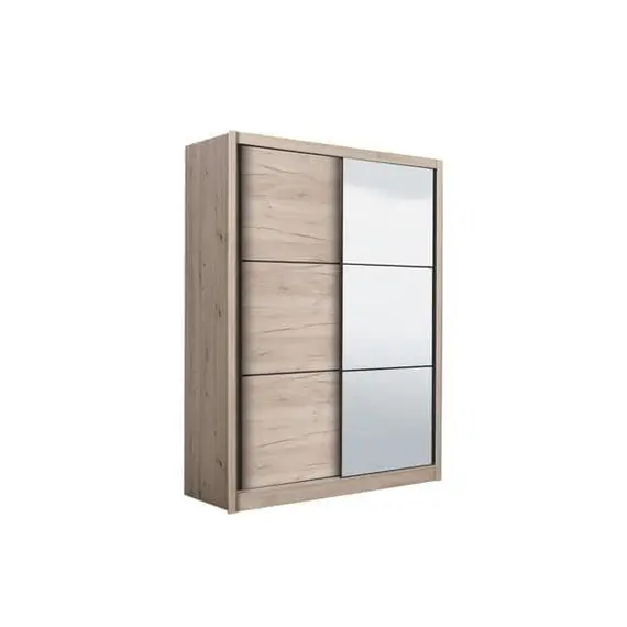 Buy Navara Oak Effect Sliding Door Wardrobe 166cm - 3085 - NEW!!, 2 image