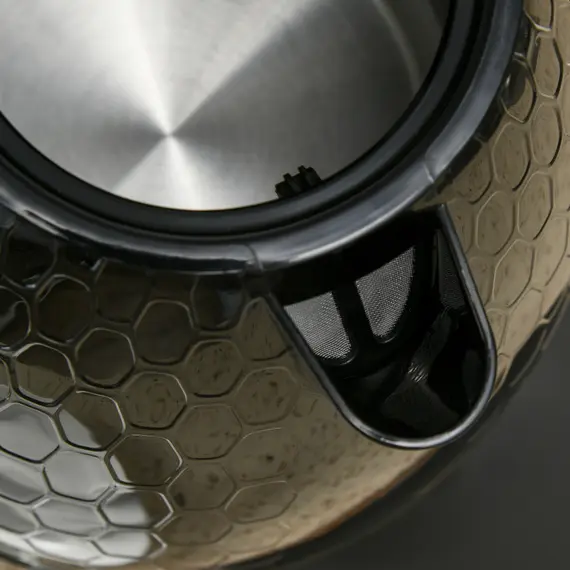 Buy 1.7L 3000W Fast Boil Kettle & 4 Slice Toaster Set, Kettle and Toaster Set with 7 Browning Controls, Crumb Tray, Black, 9 image