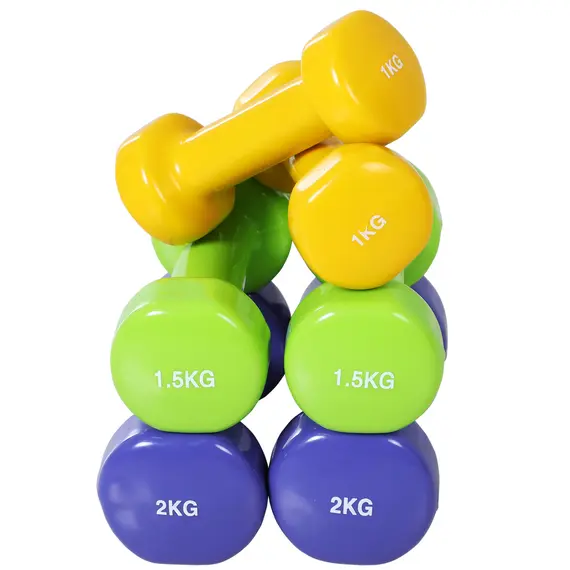 Buy 10KG Dumbbells Set with Carry Case, Hand Weights for Women and Men Home Gym Weight Lifting Training, 9 image