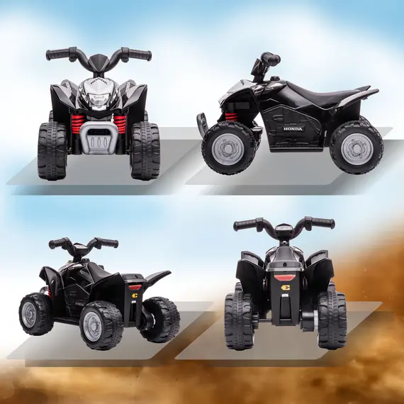 Buy Honda Licensed Kids Electric Quad Bike, 6V ATV Ride On for Ages 1.5-3 Years, Black, 8 image