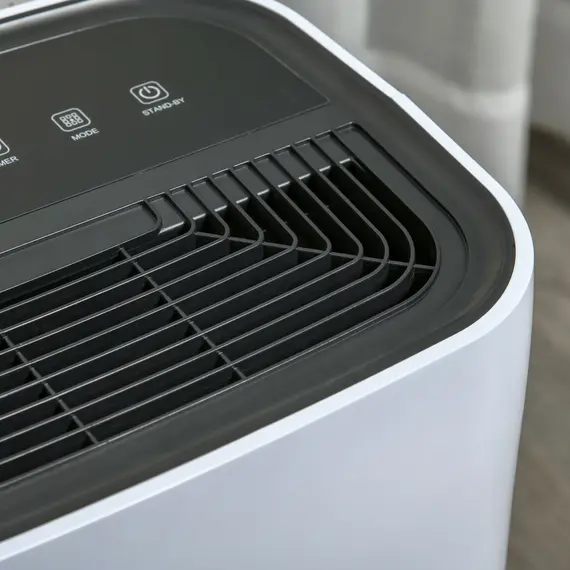 Buy 16L/Day Portable Dehumidifier for Home, with LED Screen, Sleep Mode, 24H Timer, Electric Air Dehumidifier for Damp Laundry Bedroom Basement, 9 image