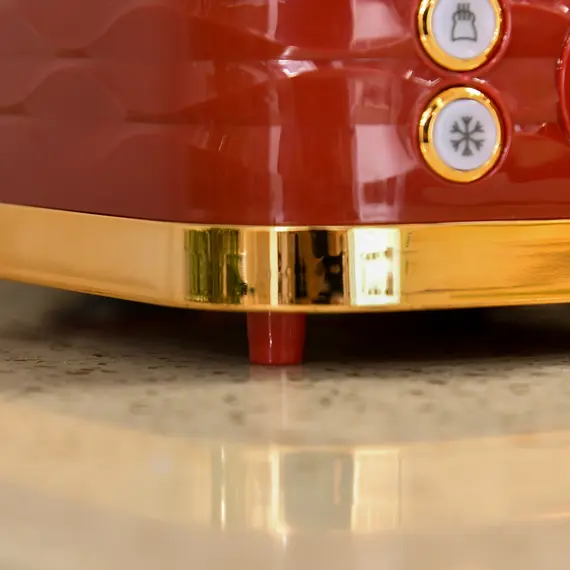 Buy 3000W 1.7L Rapid Boil Kettle & 4 Slice Toaster, Kettle and Toaster Set with 7 Browning Controls and Crumb Tray, Red, 9 image