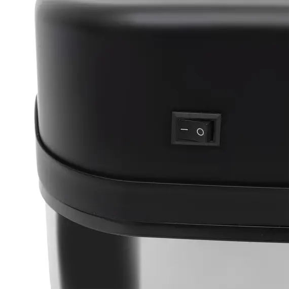 Buy 20L LUXURY Automatic Sensor Dustbin Kitchen Waste Bin Rubbish Trashcan Auto Dustbin Stainless Steel with Bucket 33*25*42.5CM, 8 image